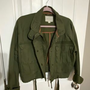 Army green jacket